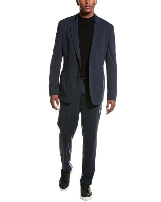 Boss Blue Boss Hugo Boss 2Pc Huge Slim Fit Suit for men