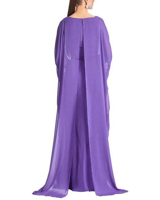 Sachin & Babi Purple Aphrodite Gown