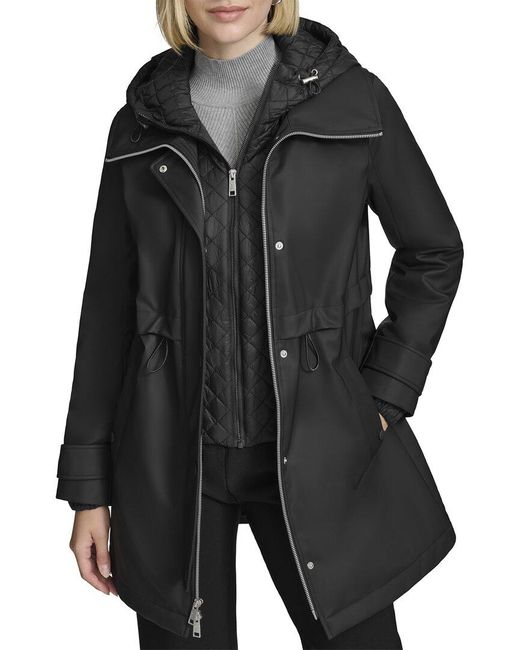 Andrew Marc Black Ryder Coat