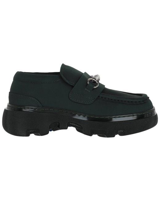 Burberry Black Leather Loafer