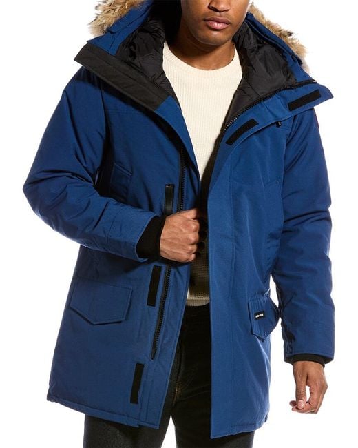 Canada Goose Blue Carson Down Parka for men