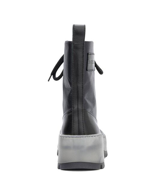 Aquatalia Black Aisa Weatherproof Leather Boot