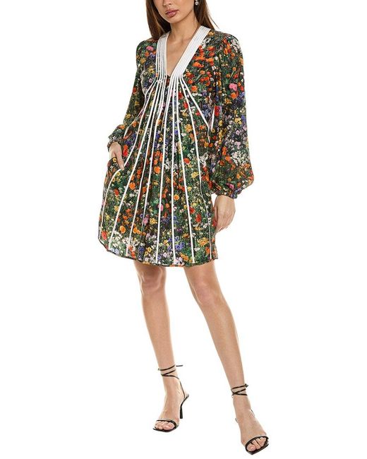 Stella McCartney Black Rylie Silk Mini Dress