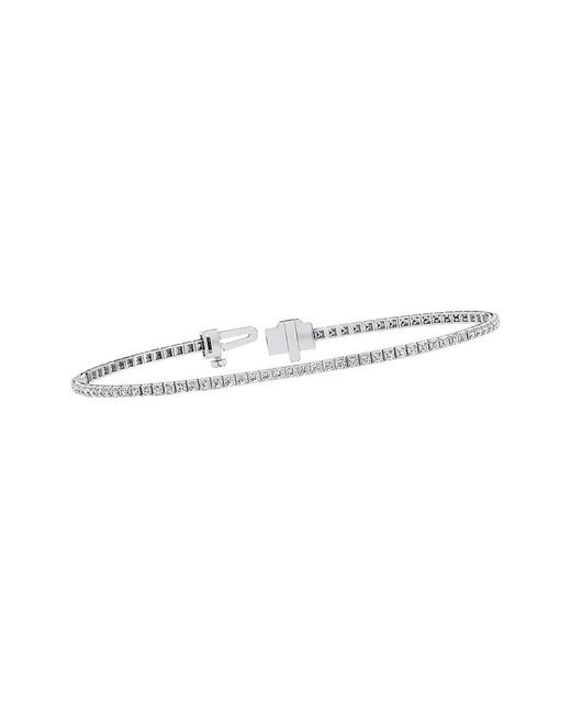Lab Grown Diamonds White 14K 1.23 Ct. Tw. Lab-Grown Diamond Tennis Bracelet