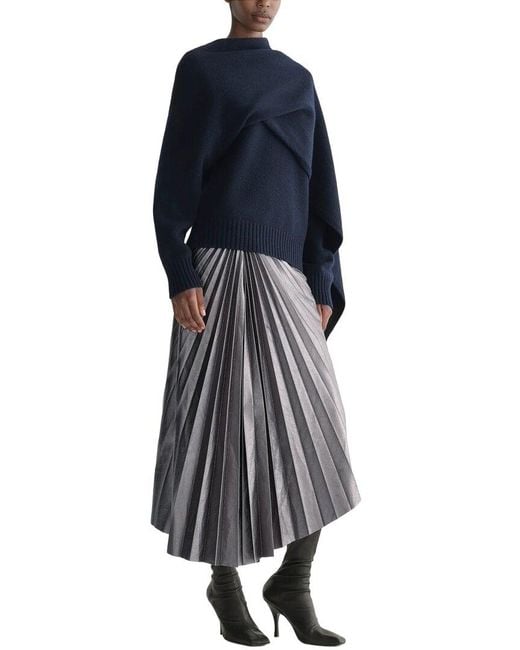A.L.C. Blue Davin Wool Sweater