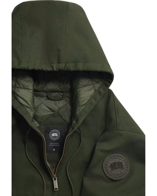 Canada Goose Green Beaumont Hoodie for men