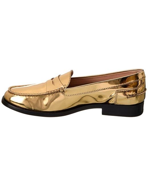 Tod's Natural Logo Leather Loafer