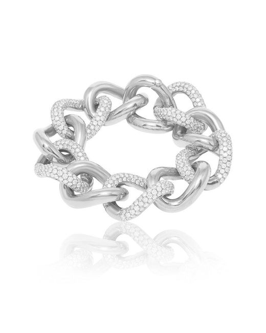 Diana M Metallic Fine Jewelry 18K 21.85 Ct. Tw. Diamond Bracelet