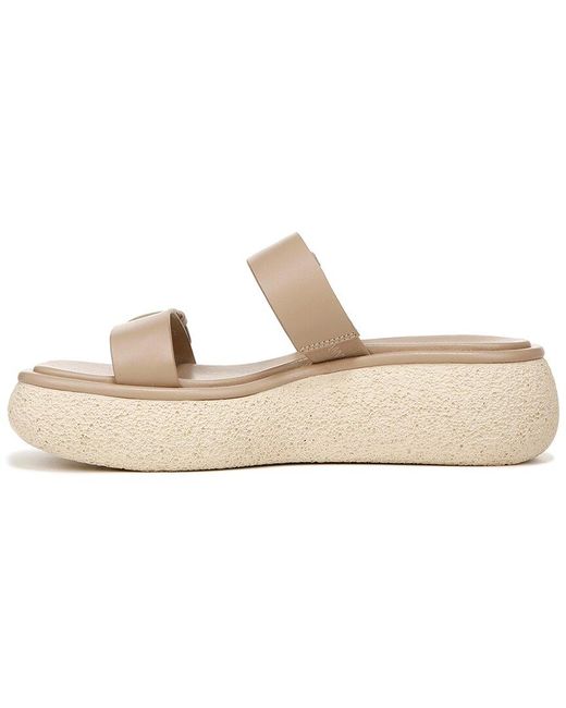 Vince White Lagos Leather Slide