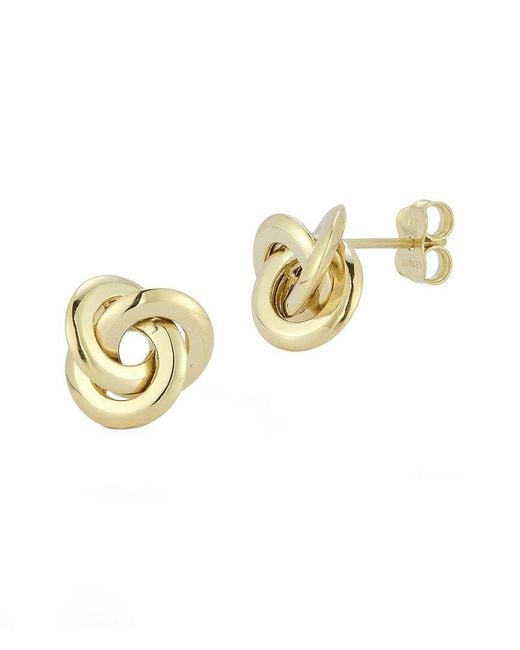 Ember Fine Jewelry Metallic 14k Love Knot Studs