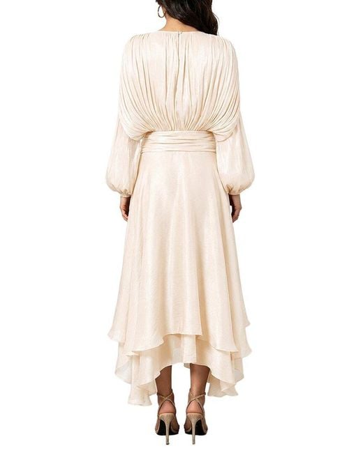 MIRA RICHI Natural Maxi Dress