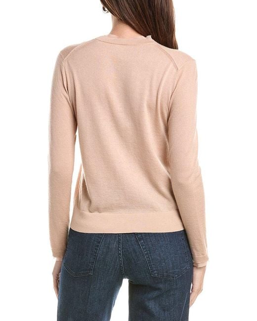 Lafayette 148 New York Blue Cashmere Cardigan