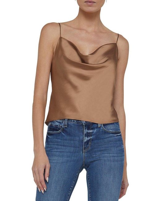 L'Agence Blue 'Agence Calista Tank Top