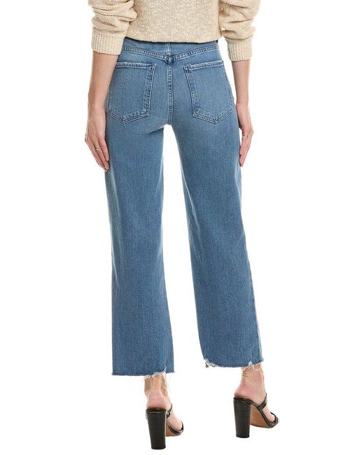 Le Jean Blue Sabine Straight Crop Jean