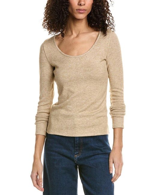 Vince Blue Open Scoop Sweater