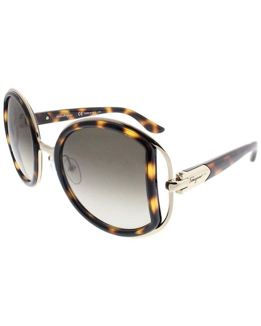 Ferragamo Gray Sf719s 52mm Sunglasses