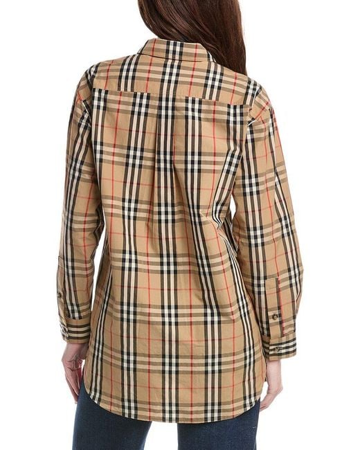 Burberry Brown Check Shirt
