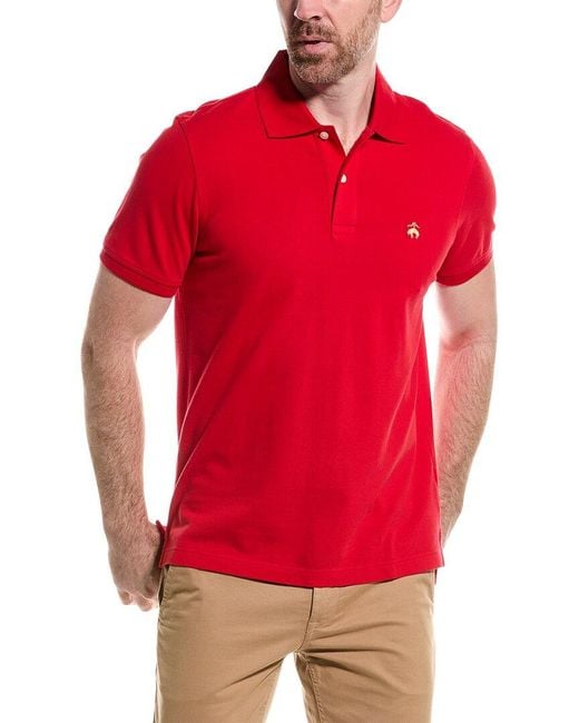 Brooks Brothers Red Slim Fit Polo Shirt for men