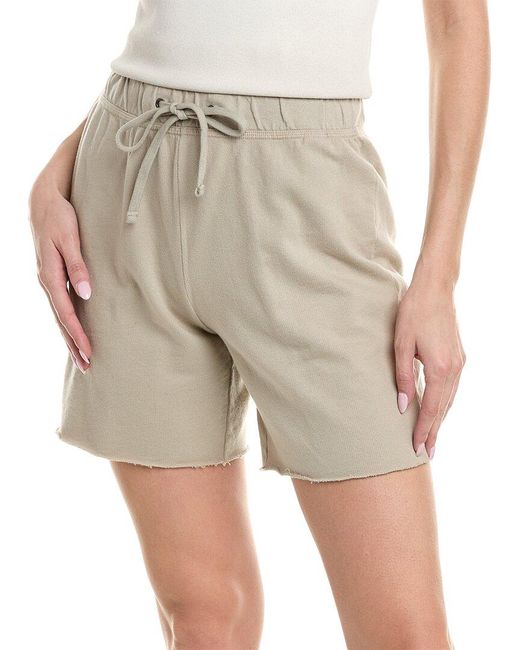 James Perse Natural French Terry Short