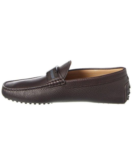 Tod's Brown Leather Loafer for men