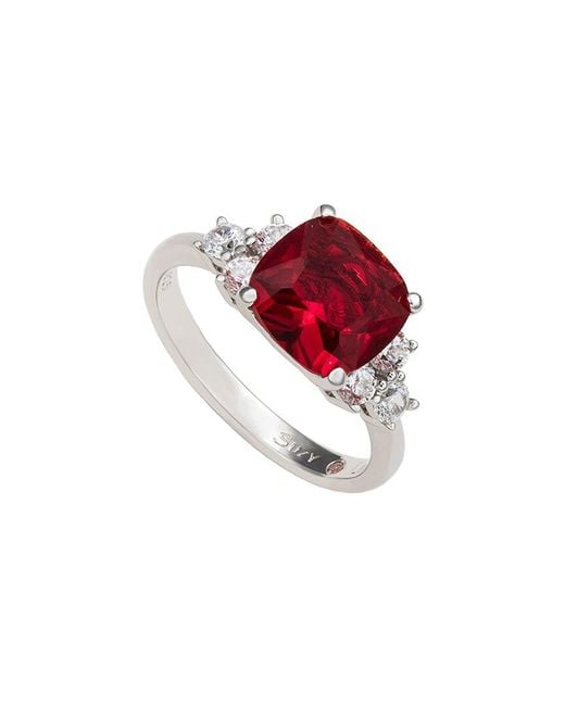 Suzy Levian CZ Jewelry Red Suzy Levian Cz Ring