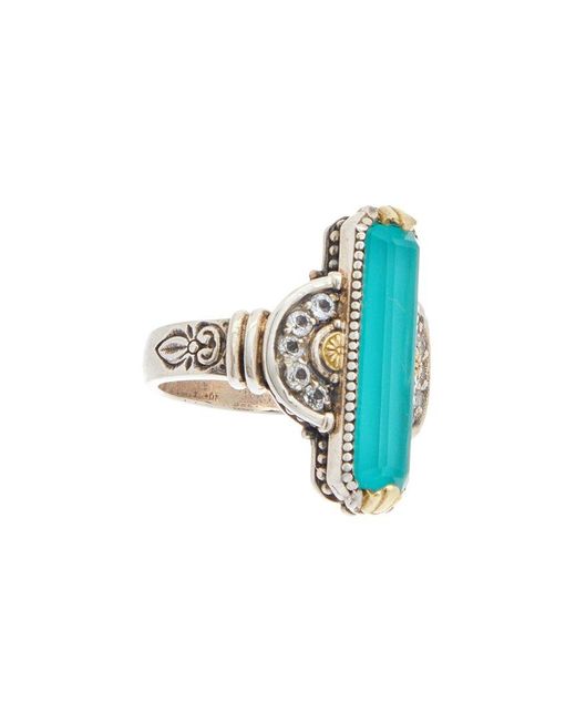 Konstantino Blue Naiads 18k & Silver Gemstone Ring