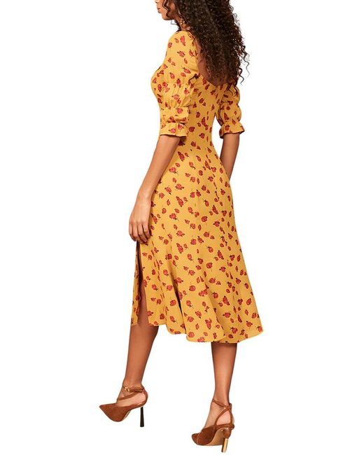 Adele Berto Orange Dress