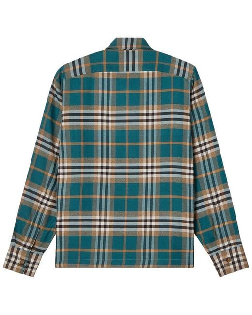 Robert Talbott Green Adams Shirt Jacket for men