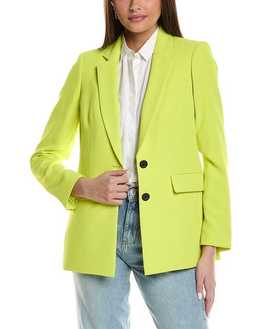 Karl Lagerfeld Yellow Oversized Suit Jacket