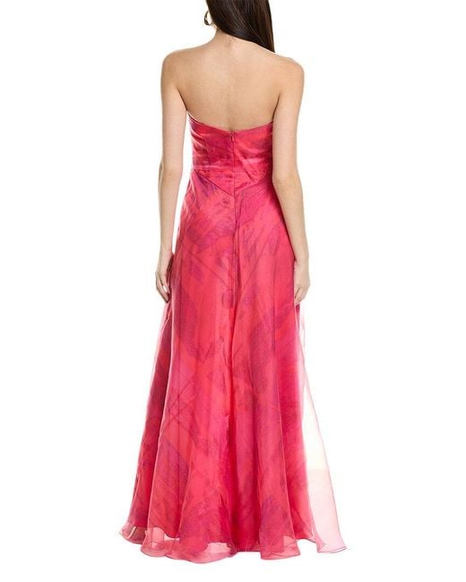 Rene Ruiz Pink Organza Gown