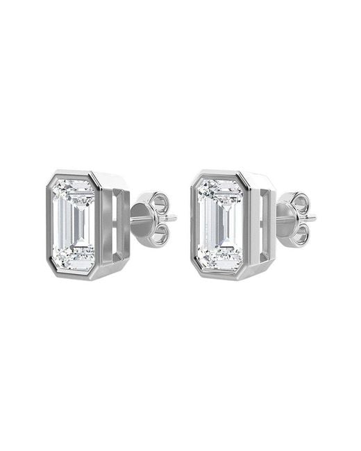 Diana M Metallic Diana M. Fine Jewelry 14k 1.04 Ct. Tw. Lab Grown Diamond Studs