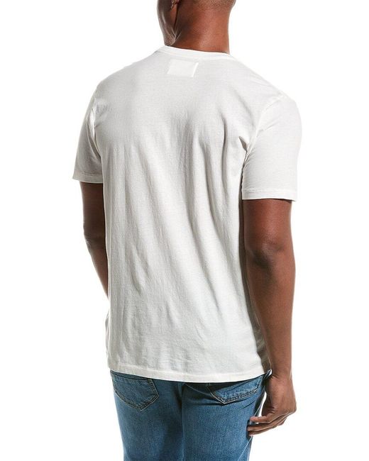 Sol Angeles White Kiss Me Crew T-shirt for men