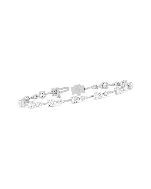 Lab Grown Diamonds White 14K 5.40 Ct. Tw. Lab-Grown Diamond Tennis Bracelet