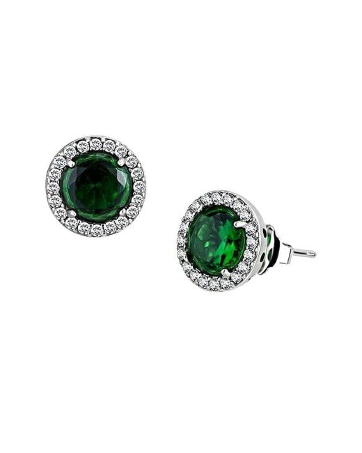 Alamode Jewelry Green Stainless Steel Earring