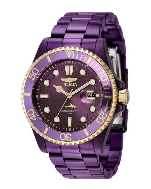 Invicta Purple Pro Diver Watch for men