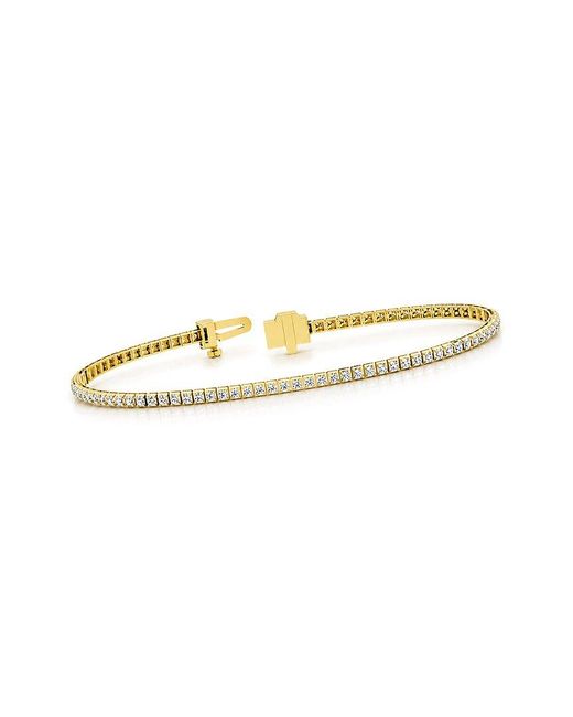 Lab Grown Diamonds White 14K 1.82 Ct. Tw. Lab-Grown Diamond Tennis Bracelet