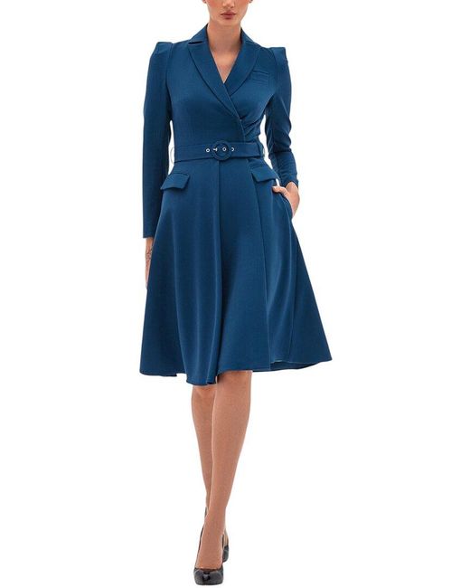 BGL Blue Midi Dress