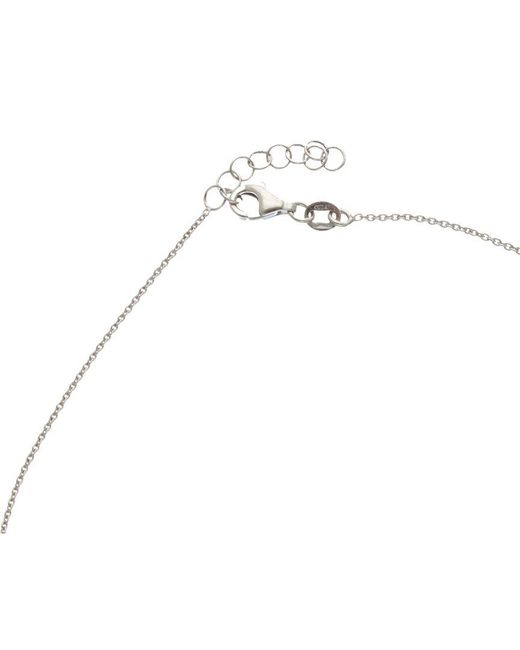 Meshmerise White 18K 0.03 Ct. Tw. Diamond Necklace