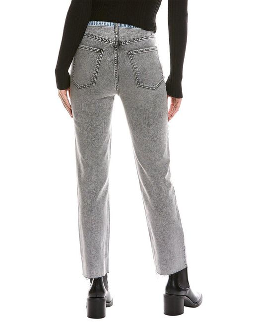 Le Jean Black Sabine High-Rise Straight Jean