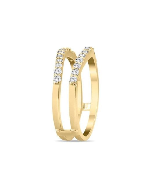 True Diamond Metallic 14K 0.46 Ct. Tw. Diamond Ring