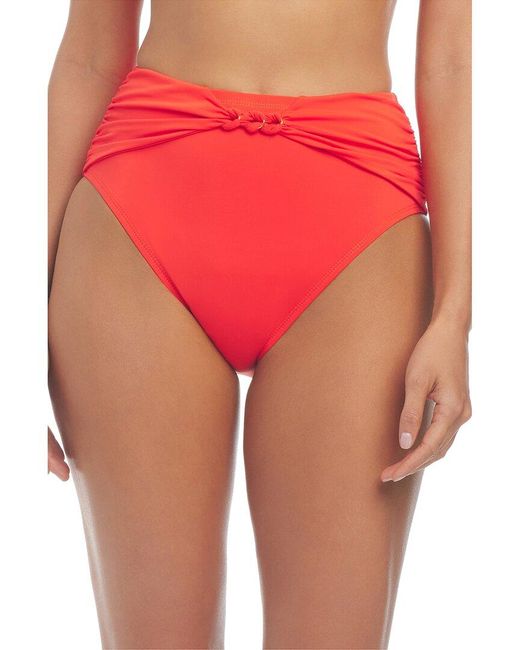 Bleu Rod Beattie Pink Ring Master High Waisted Swim Bottom
