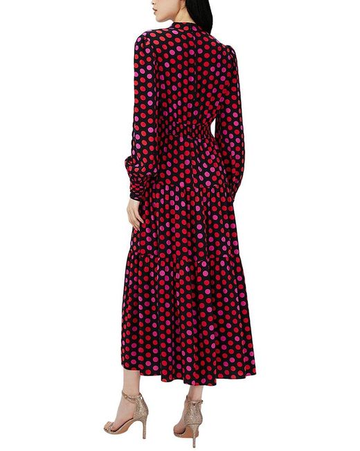Diane von Furstenberg Red Gil Maxi Dress