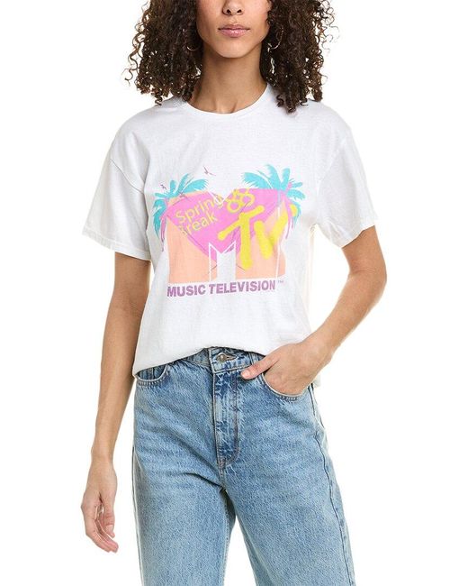 Junk Food Blue Relaxed Fit Graphic T-shirt