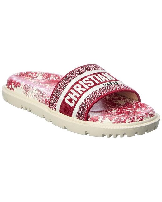dior dway slides pink