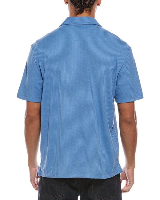 Scotch & Soda Blue Pocket Polo Shirt for men