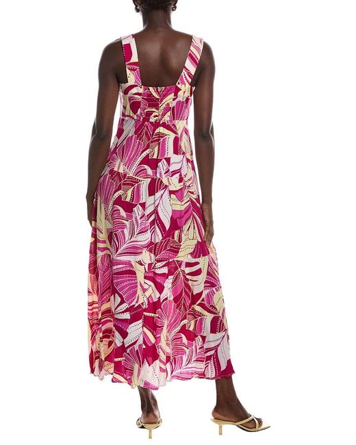 Vince Camuto Red Thick Strap Maxi Dress