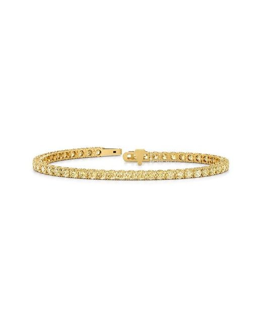 Lab Grown Diamonds White 14K 6.75 Ct. Tw. Lab-Grown Diamond Tennis Bracelet