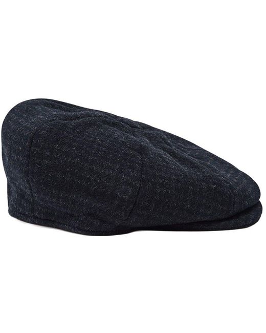 Reiss Blue Arbor Baker Boy Wool-Blend Hat for men