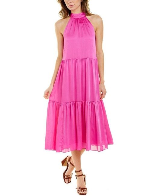 Trina Turk Immeasurable Midi Dress in Pink Lyst