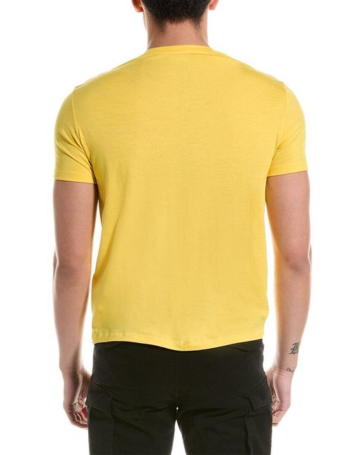 Armani Exchange Yellow Graphic Regular Fit T-shirt for men